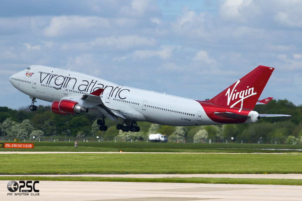 G-VROM B747-443 32339/1275 Virgin Atlantic Airways @ Manchester Airport 13.05.2014 © Piti Spotter Club Verona