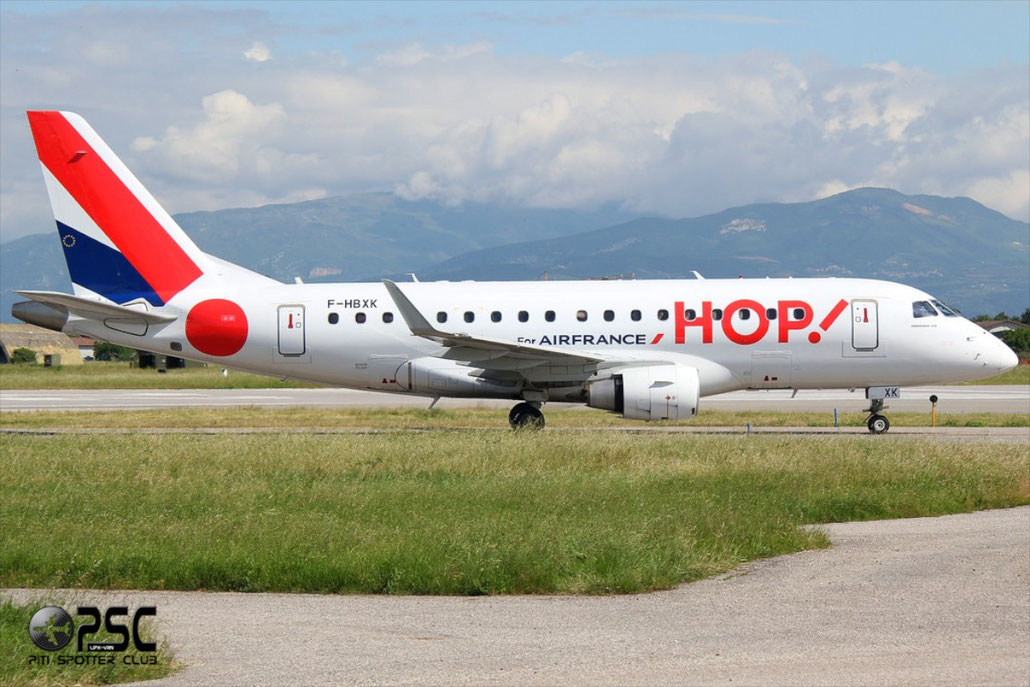 Embraer 170/175 - MSN 8 - F-HBXK (Hop! livery) @ Aeroporto di Verona © Piti Spotter Club Verona