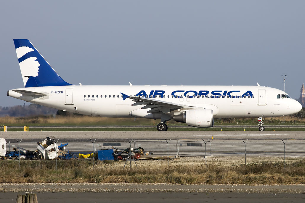 F-HZFM A320-216 5887 Air Corsica @ Venice Airport 17.03.2016 © Piti Spotter Club Verona