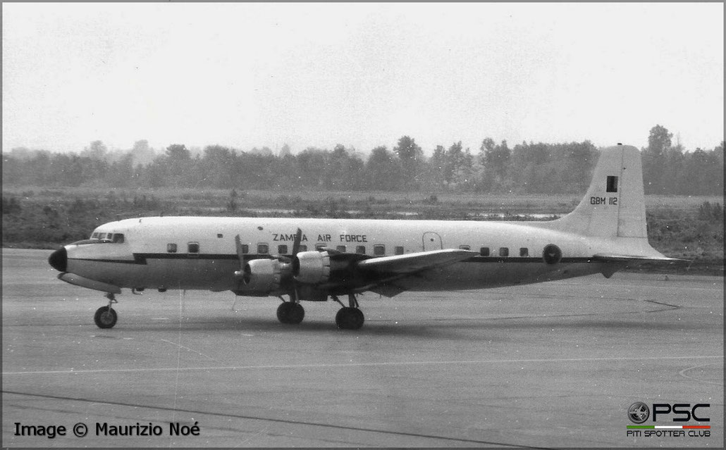 GBM-112  DC-6B 45564/1040 © collezione Maurizio Noè p.g.c. - Piti Spotter Club Verona