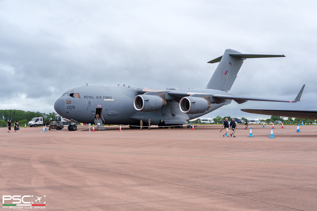 ZZ178  C-17A 50246/F245/UK8 24/99sq @ RIAT 2024 © Piti Spotter Club Verona