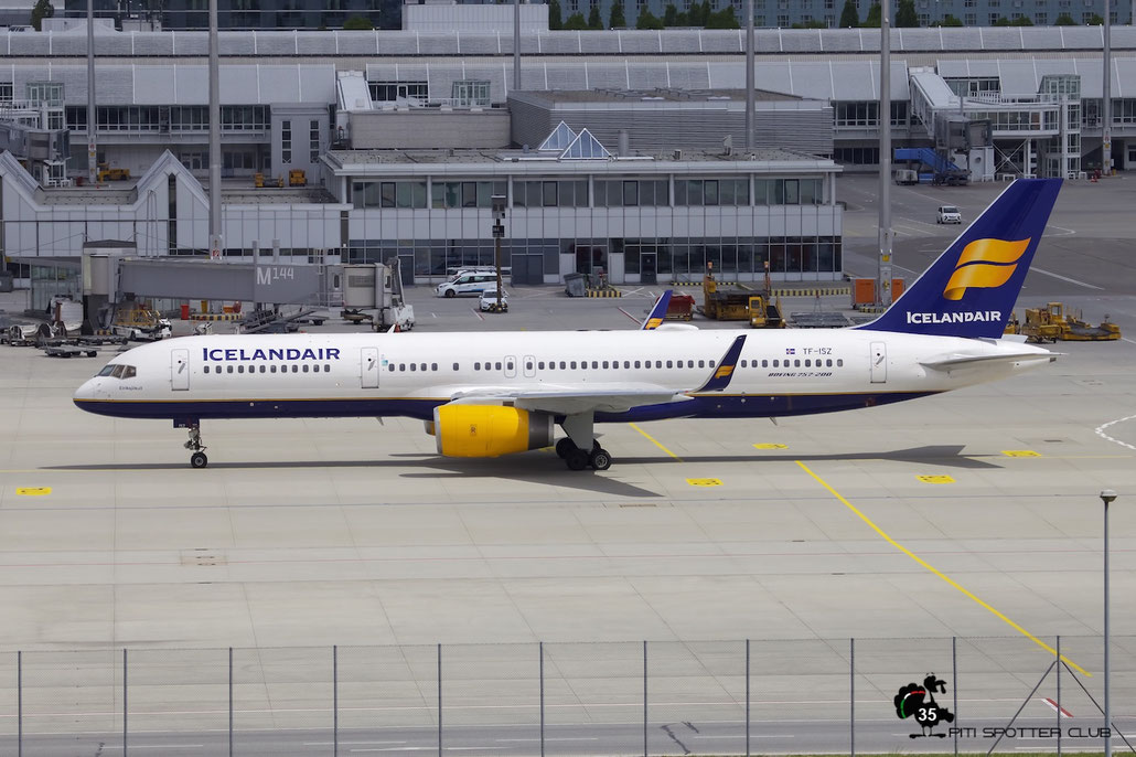 TF-ISZ B757-223 24600/357 Icelandair @ Munich Airport 15.05.2016 © Piti Spotter Club Verona