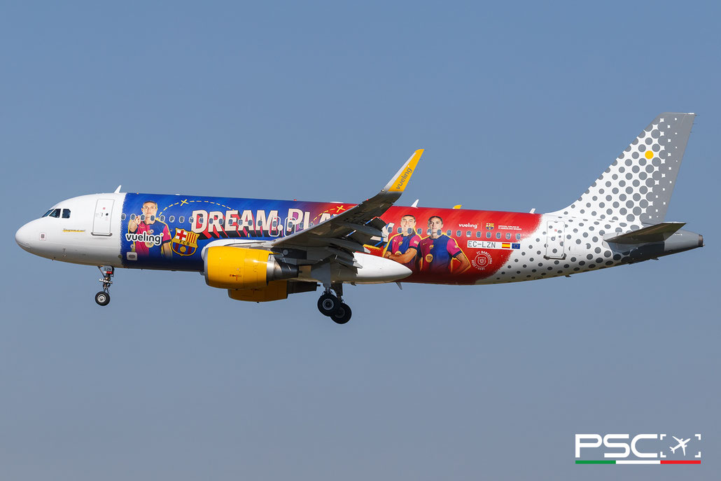 EC-LZN Airbus A320-214 sl 5925  cfm56-5B4/3  Vueling (Aviation Capital Group) 2014  @ Barcellona BCN 09 2025 © Piti Spotter Club Verona