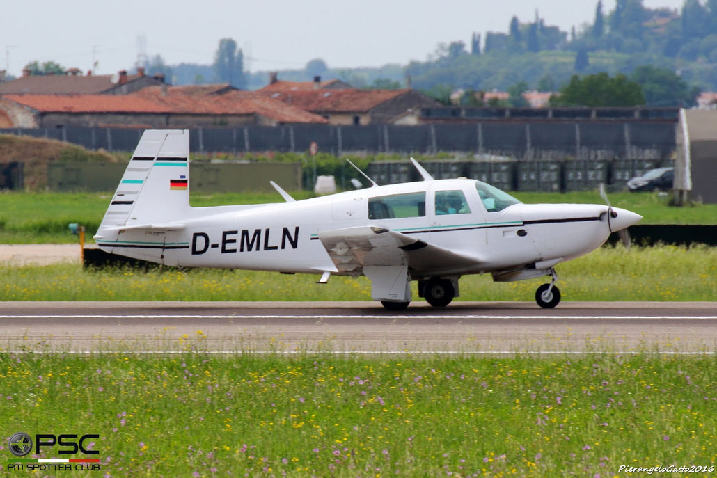 D-EMLN Private Mooney M20K-231 @ Aeroporto di Verona - 15/06/2016 © Piti Spotter Club Verona