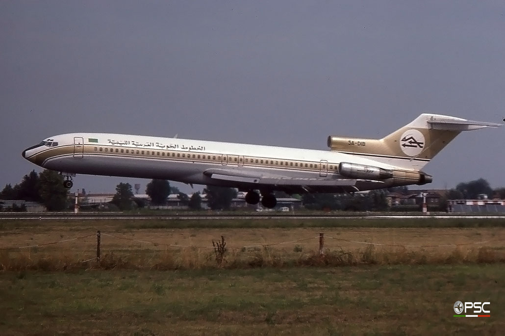5A-DIB B727-2L5 21051/1109 Libyan Arab Airlines © 2017 courtesy of Marco Ceschi - Piti Spotter Club Verona
