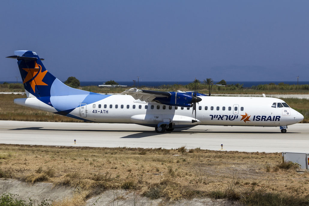 4X-ATH ATR72-212A 931 Israir @ Rhodes Airport 06.07.2015 © Piti Spotter Club Verona
