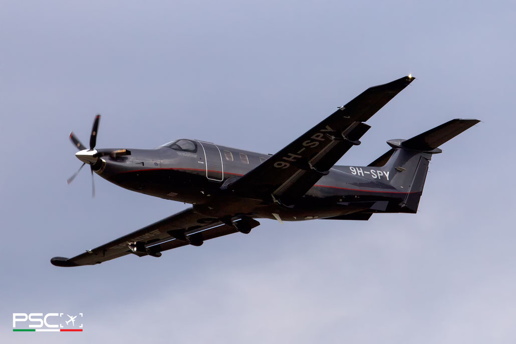 9H-SPY PC-12/47E 2289 Gestair Aviation Malta Ltd. @ Verona 09 2024 © Piti Spotter Club Verona