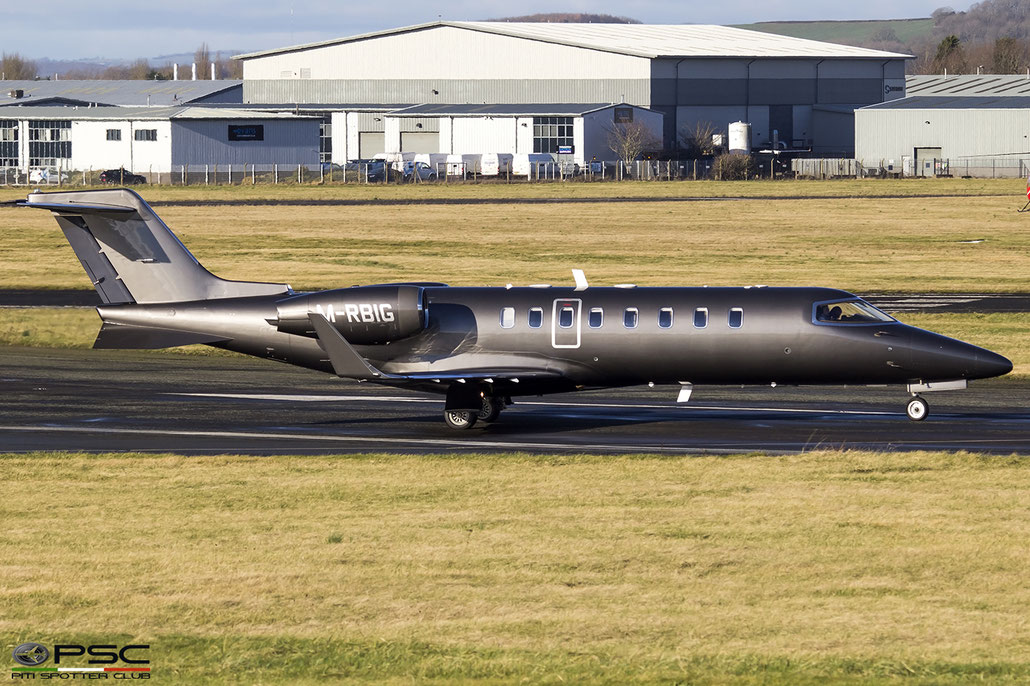 M-RBIG Learjet 45XR 45-280 Volantair LP Inc. @ Gloucestershire Airport 2018 © Piti Spotter Club Verona