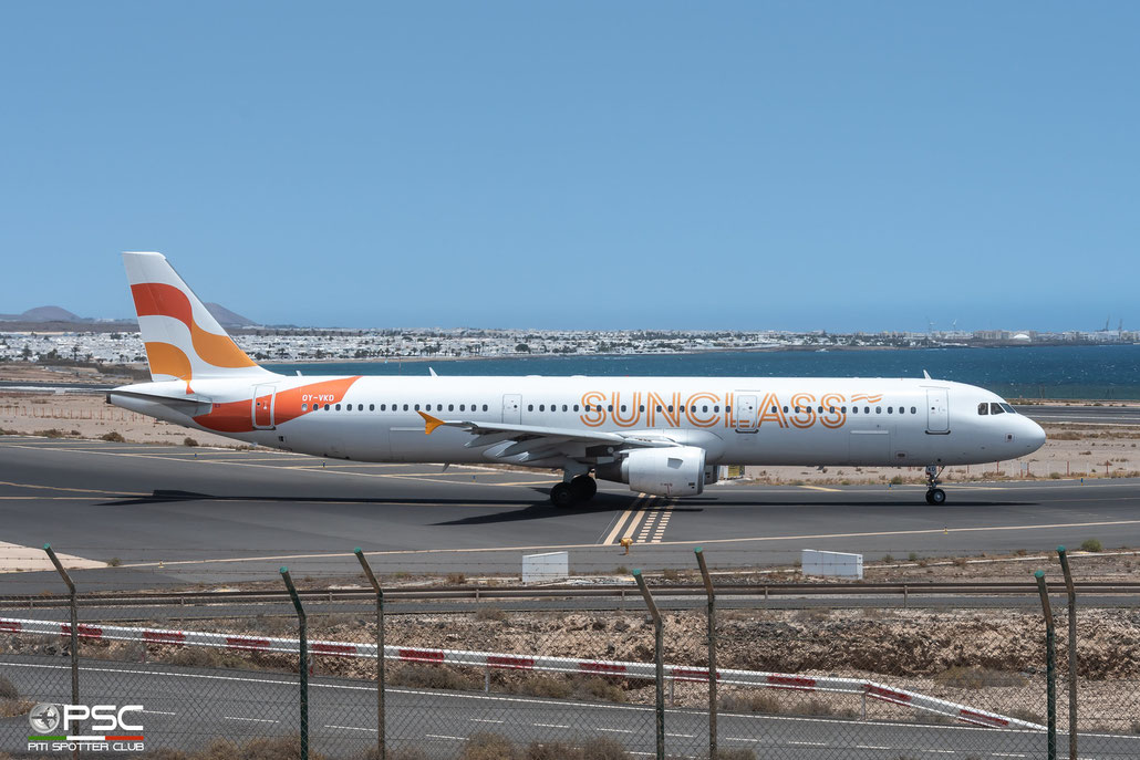 OY-VKD A321-211 1960 Sunclass Airlines @ Lanzarote 08.2023 © Piti Spotter Club Verona