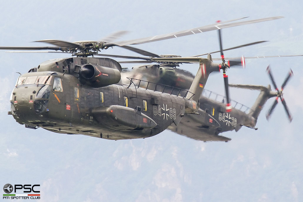 84+89  CH-53GA V65-087 HSG64 @ Bolzano 08.2023 © Piti Spotter Club Verona