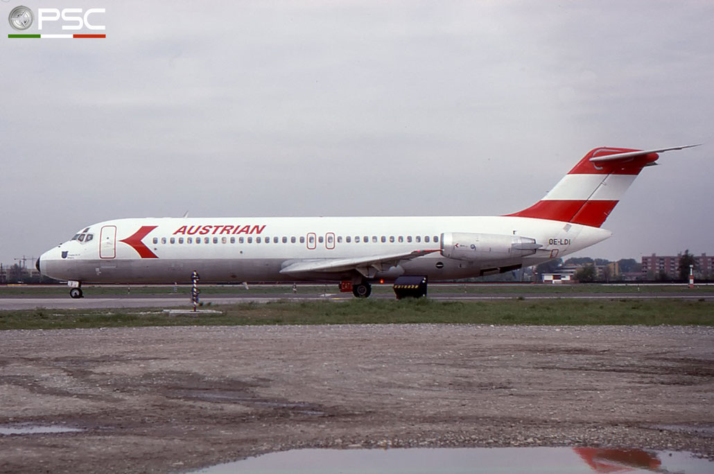 OE-LDI DC-9-32 47559/672 Austrian Airlines © 2018 courtesy of Marco Ceschi - Piti Spotter Club Verona