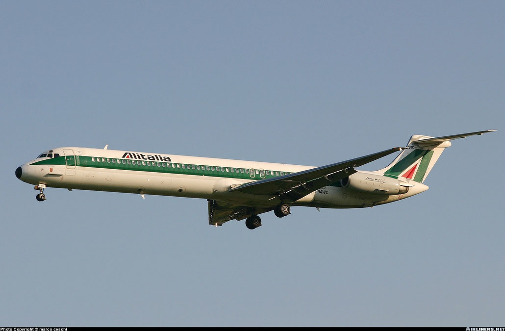 I-DAWC MD-82 49198/1142 Alitalia @ Aeroporto di Verona © Piti Spotter Club Verona