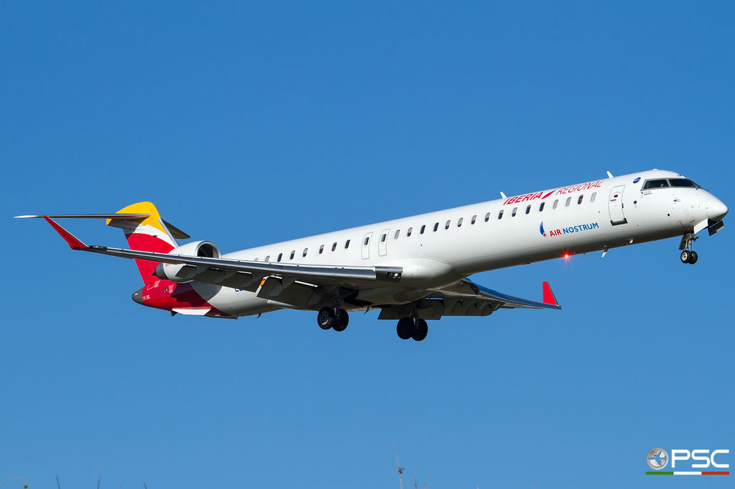 EC-MJQ CRJ1000 19047 Air Nostrum @ Bologna Airport 29.11.2016 © Piti Spotter Club Verona