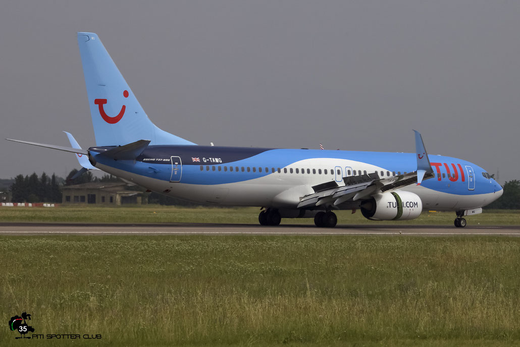 G-TAWG B737-8K5 37266/3967 TUI Airlines UK @ Aeroporto di Verona 10.06.2017  © Piti Spotter Club Verona