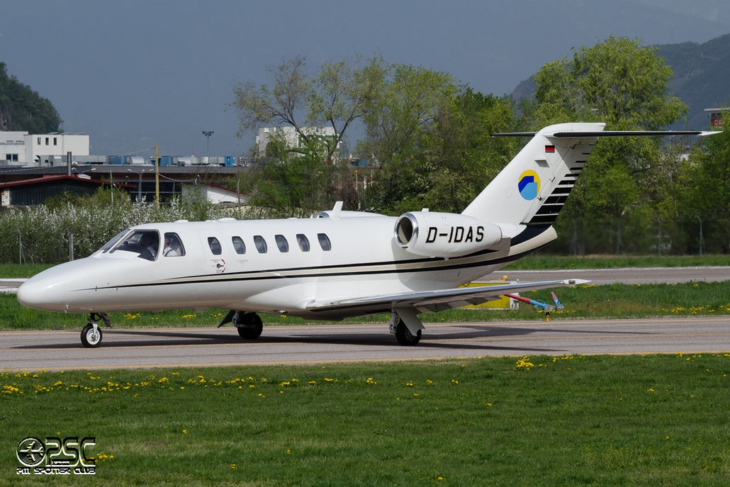 D-IDAS Ce525A (CJ2+) 525A-0443 Donau Air Service @ Aeroporto di Bolzano © Piti Spotter Club Verona