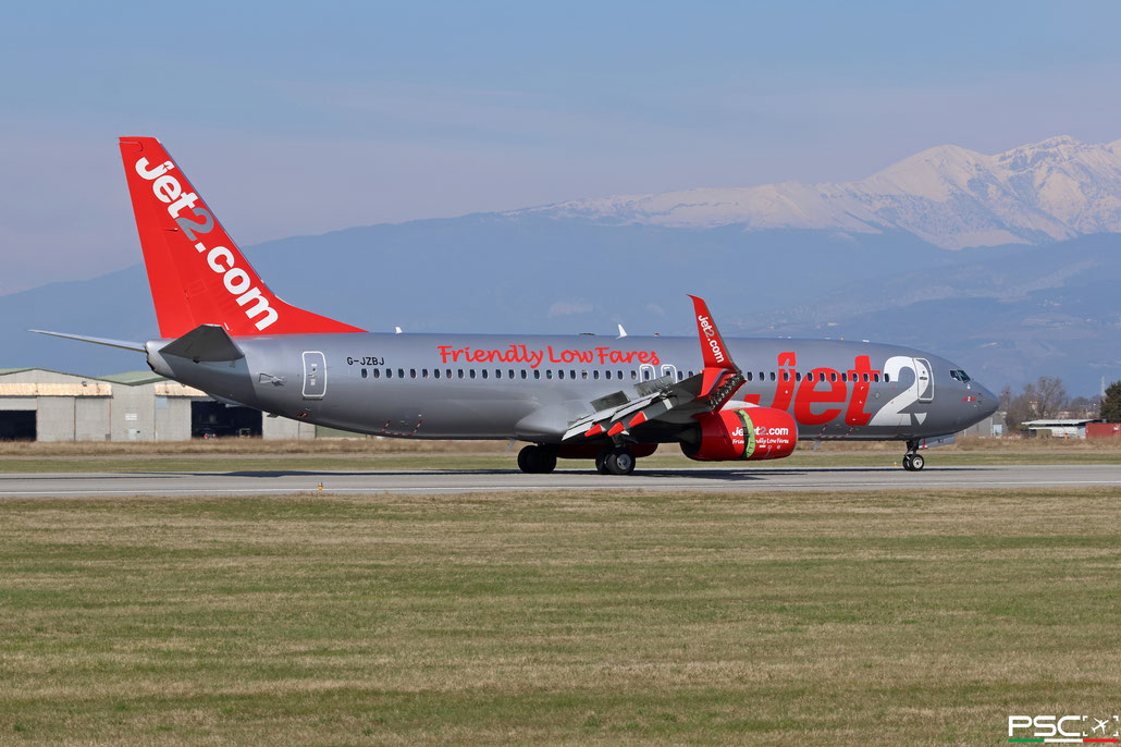 G-JZBJ Boeing 737-8MG 63165 6823 CFM56-7B26E Jet2 Kos Jet2 2018 @ Verona Villafranca 02 2026 © Piti Spotter Club Verona