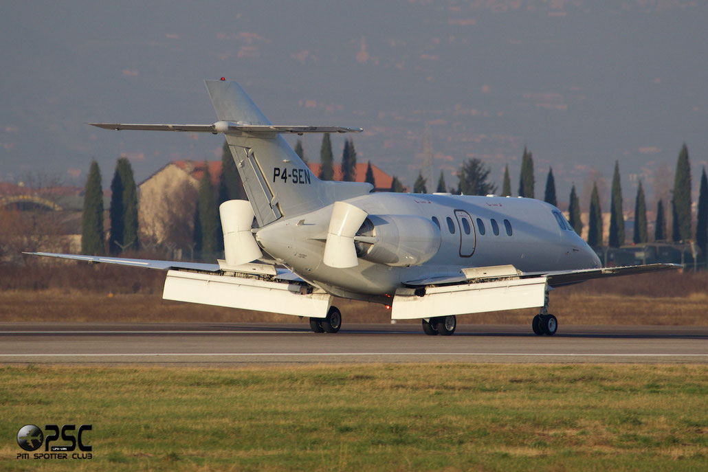 P4-SEN BAe125-800XP 258617 Daedalos Aviation @ Aeroporto di Verona © Piti Spotter Club Verona