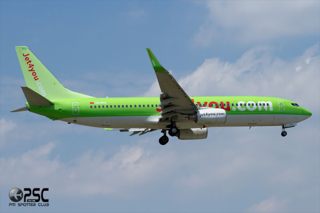 CN-RPG B737-8K5 34692/2249 Jet4You