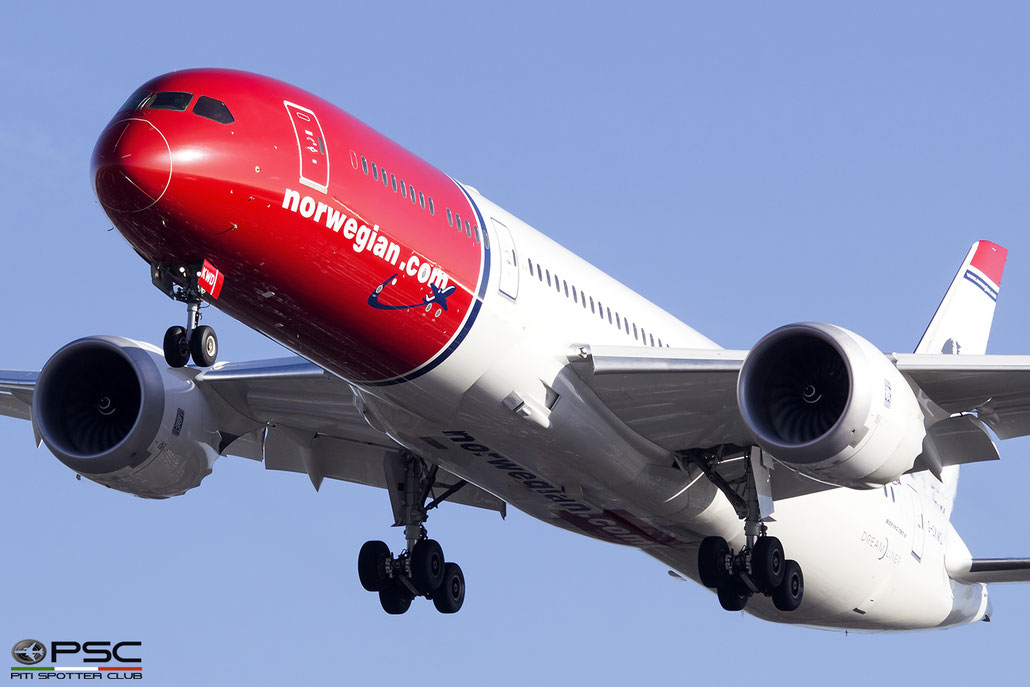 G-CKWD Boeing 787-9 38789 691 Trent 1000-J3  Norwegian Air UK 2018 @ London Gatwick 02 2019 © Piti Spotter Club Verona