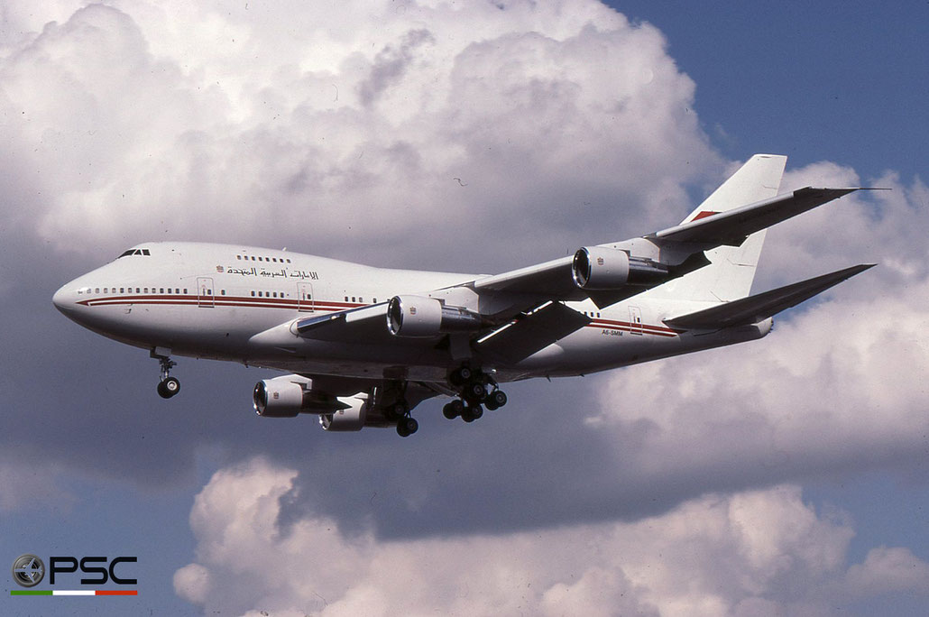 A6-SMM  B747SP-31  21963/441  UAE Government - @ London Heathrow © Piti Spotter Club Verona