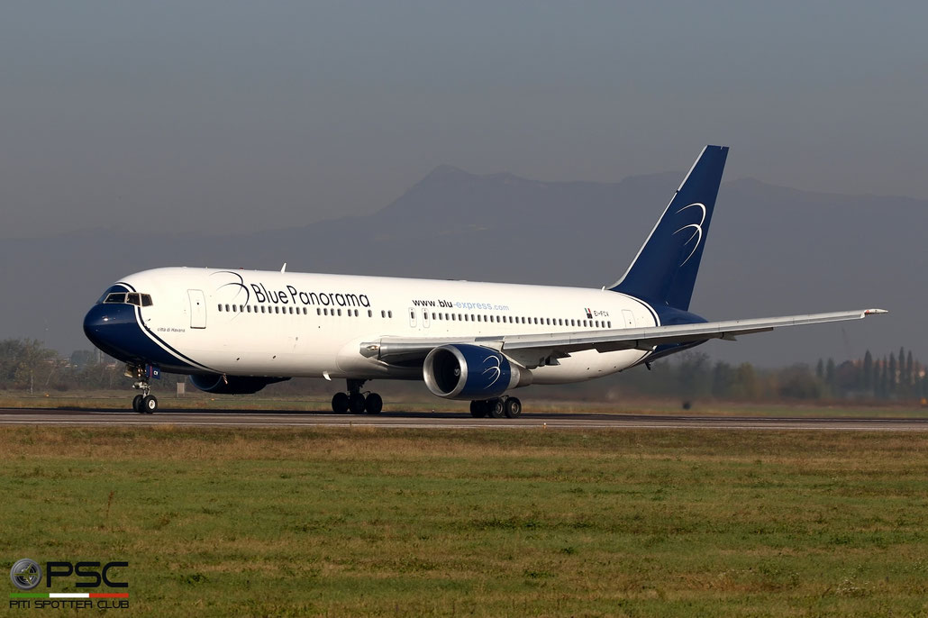 EI-FCV B767-3X2ER 26260/552 Blue Panorama Airlines - @ Aeroporto di Verona - 12/11/2016 © Piti Spotter Club Verona