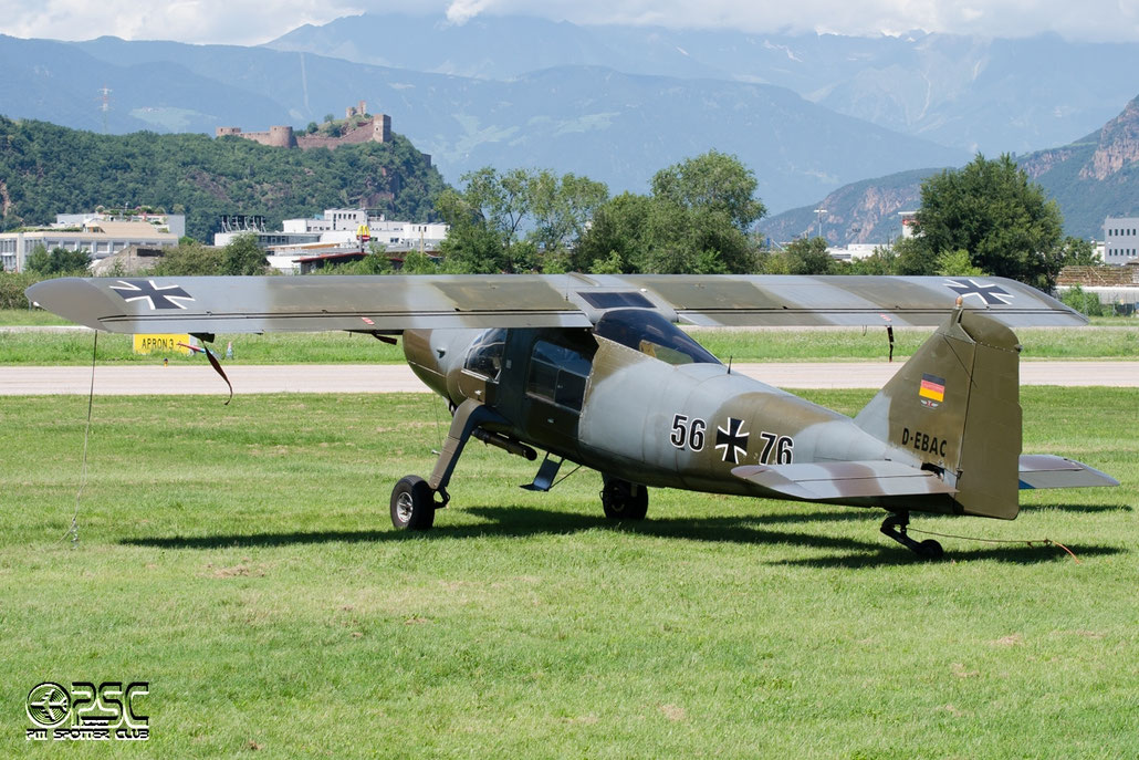 D-EBAC  Dornier Do-27A4  @ Aeroporto di Bolzano © Piti Spotter Club Verona