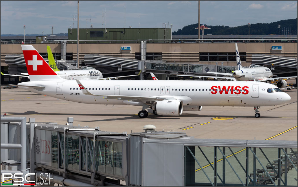 HB-JPC A321-271NX 11298 Swiss @ Zurich 07.2023 © Piti Spotter Club Verona