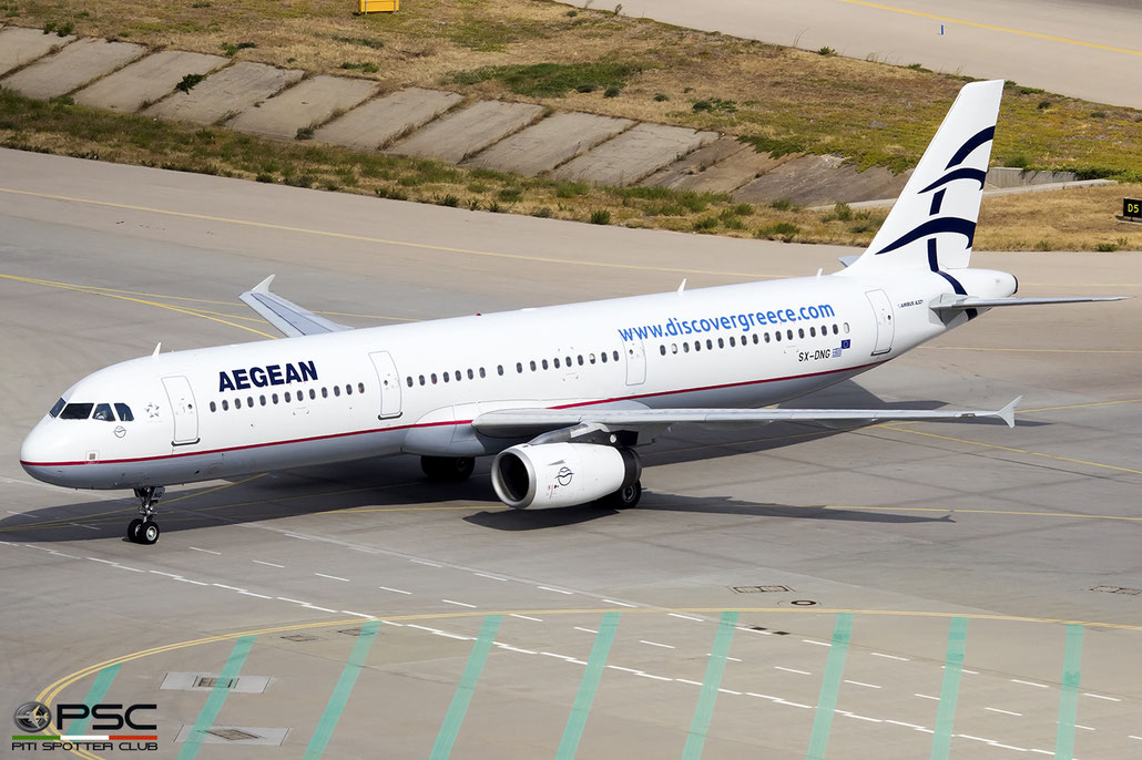 SX-DNG  A321-231  2610  Aegean Airlines  @ Athens 2019 © Piti Spotter Club Verona 