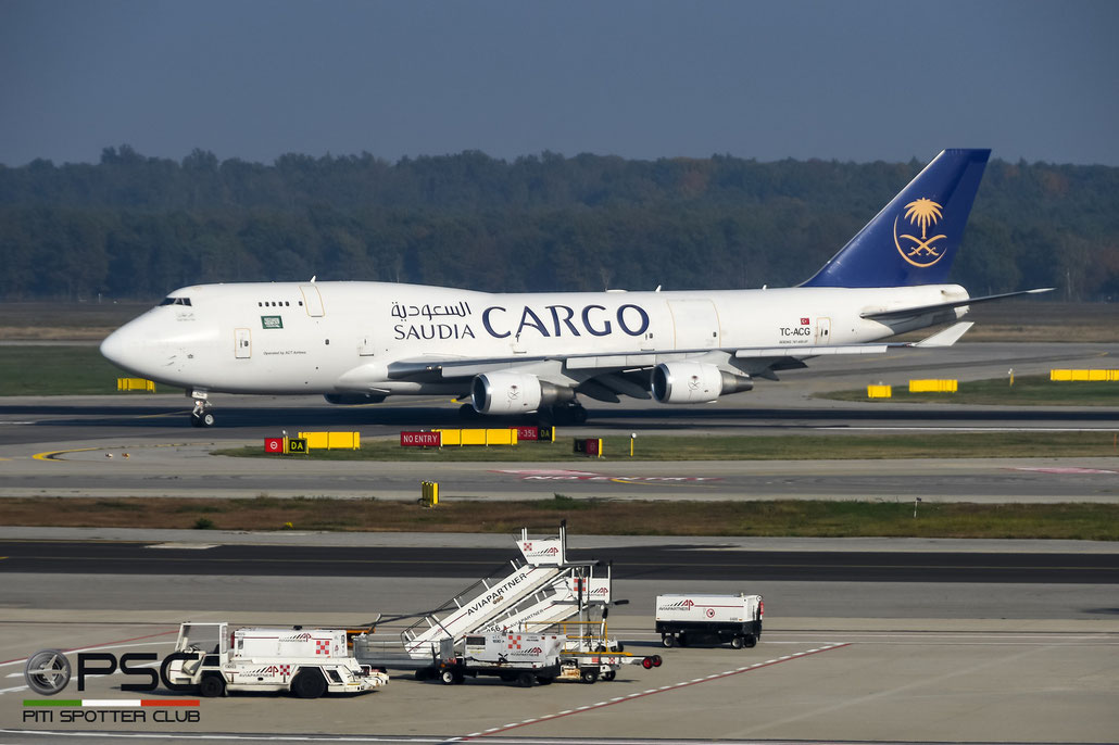 TC-ACG B747-481BDSF 25641/928 ACT Airlines @ Milano Malpensa Airport 09.2016 © Piti Spotter Club Verona
