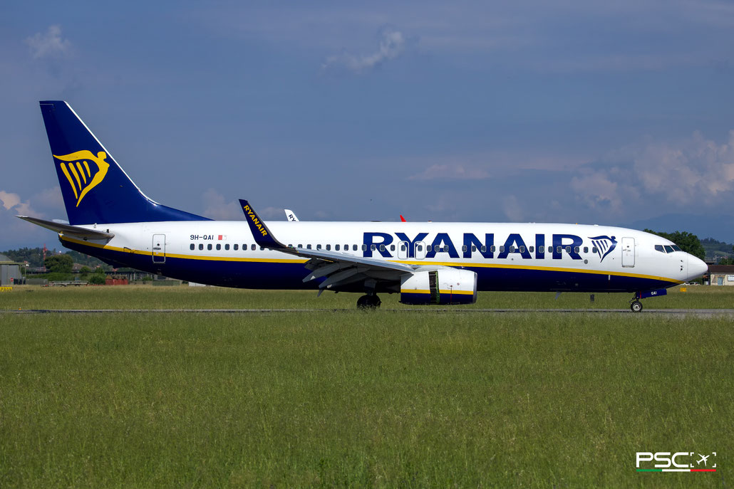 9H-QAI Boeing 737-800 44814 6781 cfm56-7B  Malta Air>Ryanair 2018  @ Aeroporto di Verona 05 2025 © Piti Spotter Club Verona