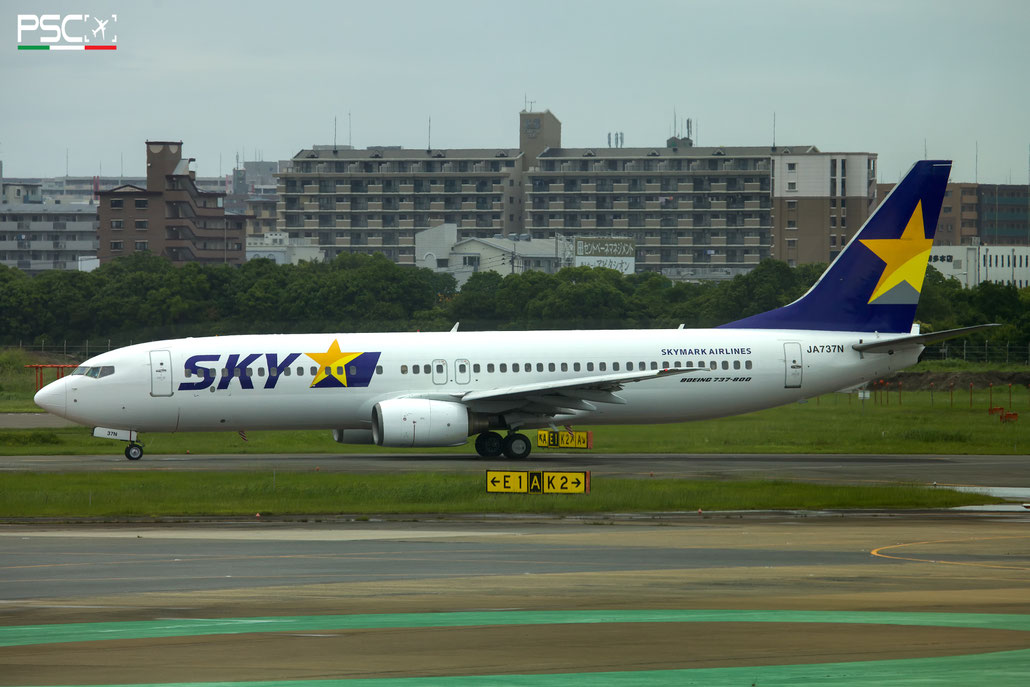 JA737N Boeing 737-8HX 36845 2339 cfm56-7B26  Skymark Airlines (ACG) 2007 @ Fukuoka 06.2024 © Piti Spotter Club Verona