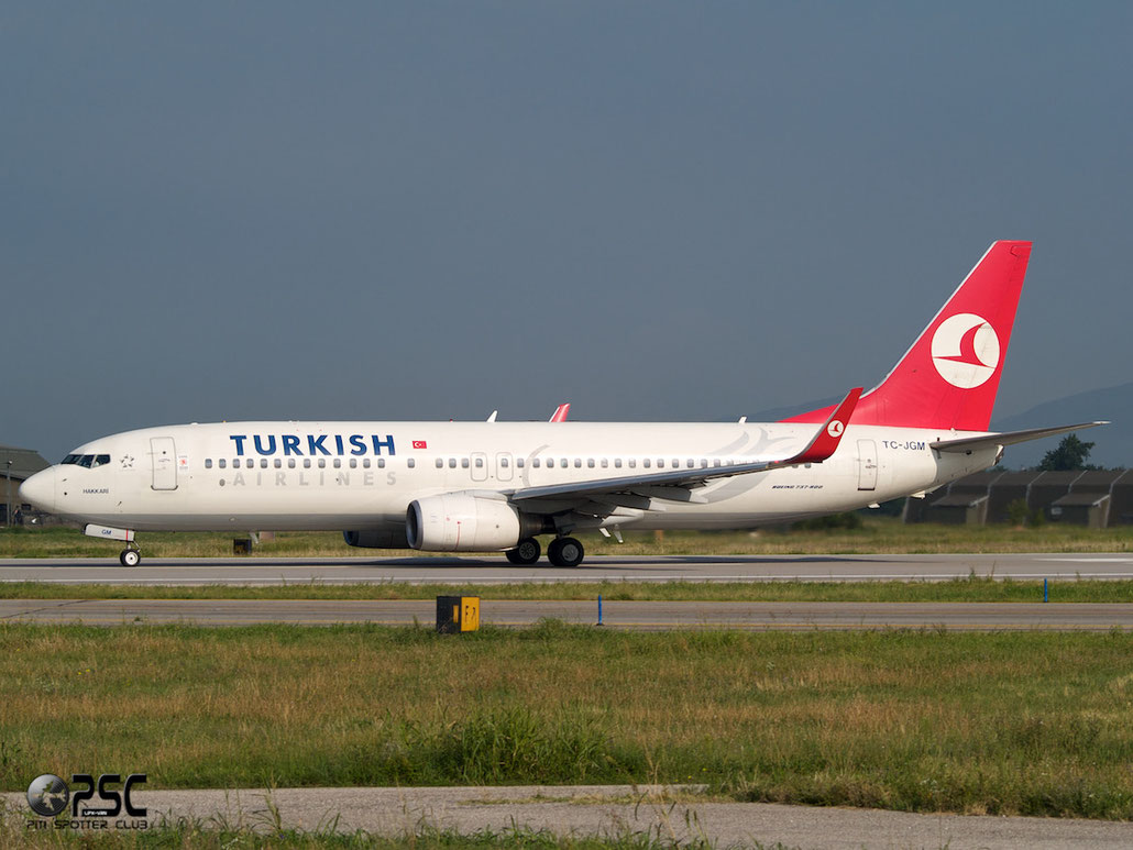 TC-JGM B737-8F2 34411/1944 THY Turkish Airlines - Türk Hava Yollari @ Aeroporto di Verona © Piti Spotter Club Verona