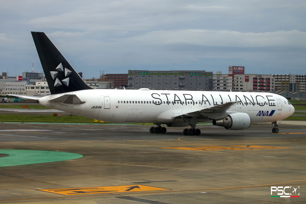 JA614A Boeing 767-381ER 33508 931 CF6-80C2B6  ANA All Nippon Airways>Star Alliance 2005 @ Fukuoka 06.2024 © Piti Spotter Club Verona