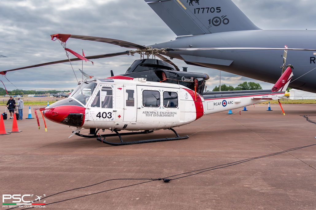 146403  CH-146 (Bell 412CF) 46403 AETE @ RIAT 2024 © Piti Spotter Club Verona