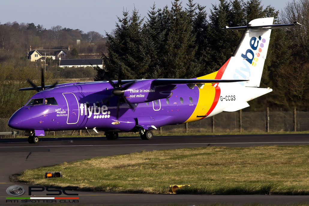 G-CCGS Do328-110 3101 Loganair  opf Flybe @ Edinburgh Airport 04.04.2017  © Piti Spotter Club Verona