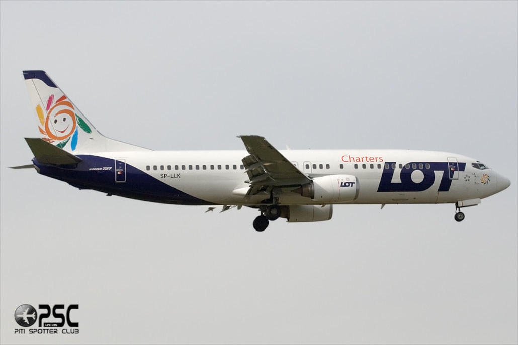 SP-LLK B737-4Q8 25740/2461 LOT Charters @ Aeroporto di Verona © Piti Spotter Club Verona