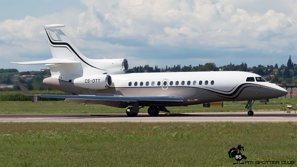 CS-DTT Falcon 7X 154 Vinair Aeroservicios SA @ Aeroporto di Verona - 10/08/2016 © Piti Spotter Club Verona