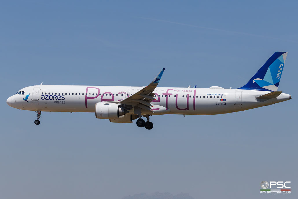 CS-TSJ Airbus A321-253NX 10519  LEAP 1A33  Azores Airlines (Air Lease Corporation) 2021 @ Barcellona BCN 05 2026 © Piti Spotter Club Verona
