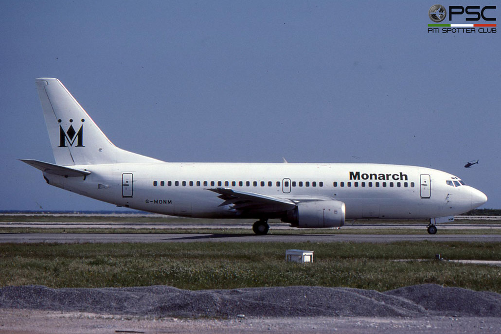 G-MONM B737-3Y0 24256/1629 Monarch Airlines © 2018 courtesy of Marco Ceschi - Piti Spotter Club Verona