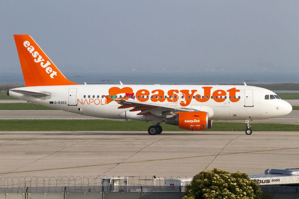 G-EZEZ A319-111 2360 EasyJet Airline @ Venezia Airport 31.03.2014  © Piti Spotter Club Verona