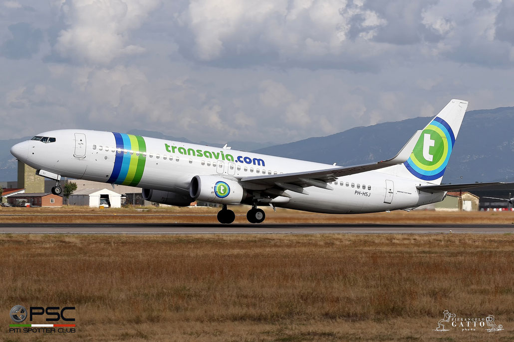 PH-HSJ B737-8K2 42150/4810 Transavia Airlines @ Aeroporto di Verona 02.09.2017  © Piti Spotter Club Verona