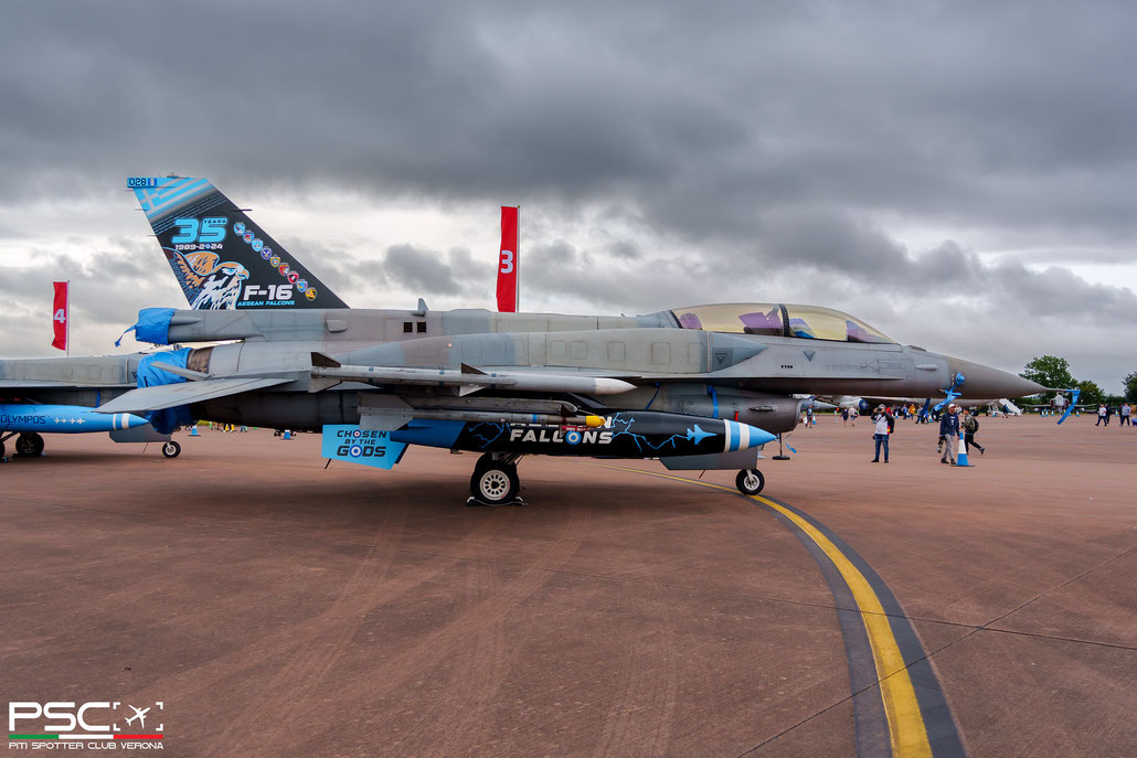 028  F-16D WK-8 336 Mira @ RIAT 2024 © Piti Spotter Club Verona