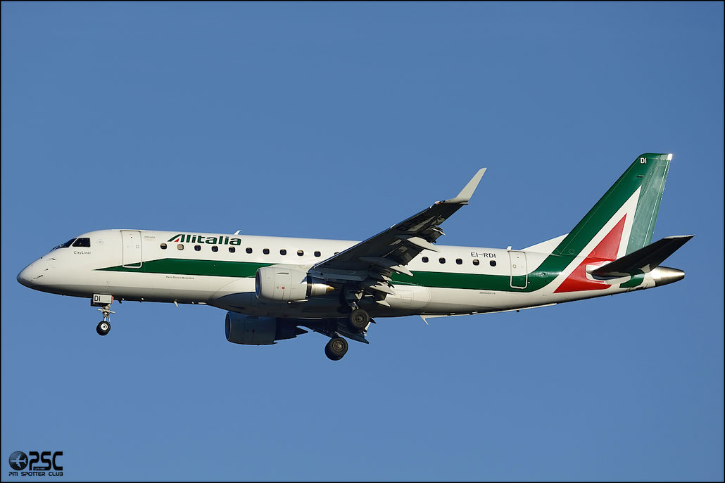 EI-RDI ERJ175STD 17000340 Alitalia CityLiner @ Milano Malpensa Airport 25.01.2014 © Piti Spotter Club Verona