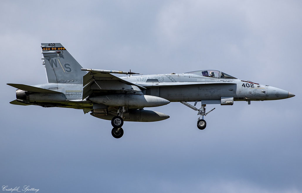 165402  WS-402  F/A-18C  1426/C459  VMFA-323 @ Aviano ©  2022 Piti Spotter Club Verona