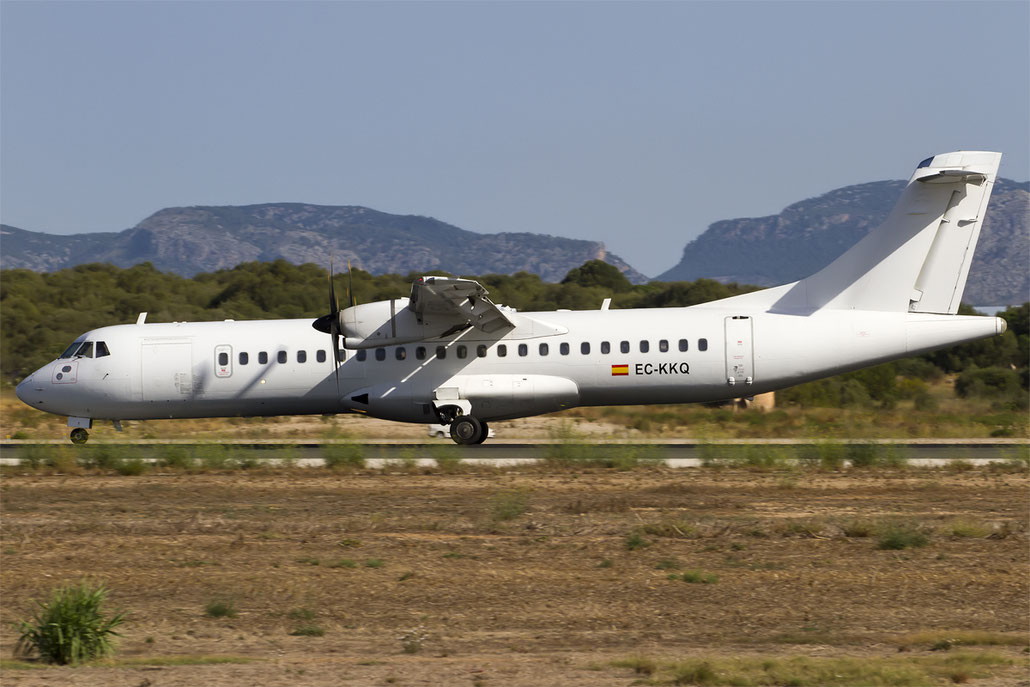 EC-KKQ ATR72-212A 763 Swiftair @ Palma de Mallorca Airport 07.2014 © Piti Spotter Club Verona