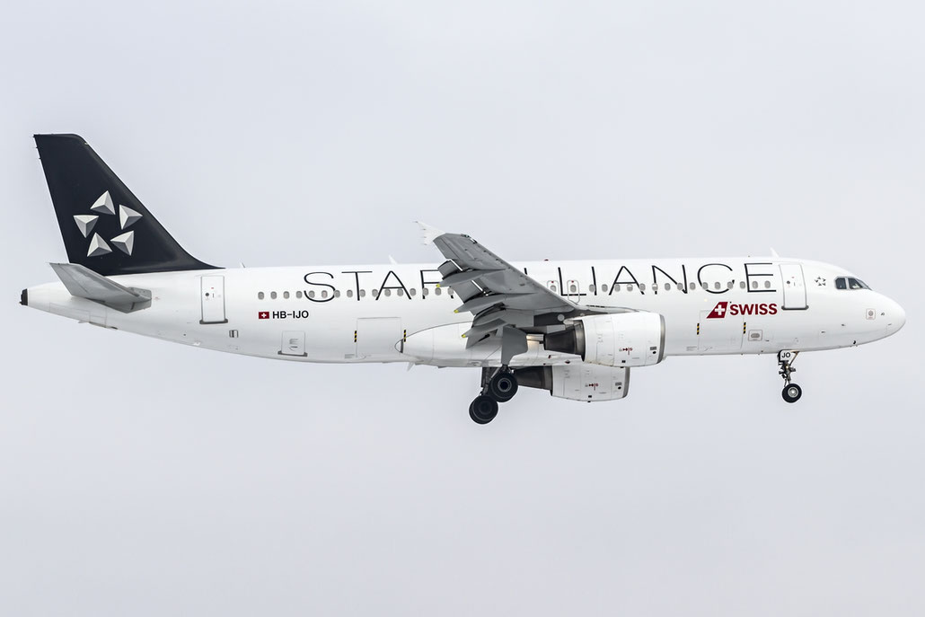 HB-IJO A320-214 673 Swiss International Air Lines @ Zurich Airport 19.01.2016 © Piti Spotter Club Verona