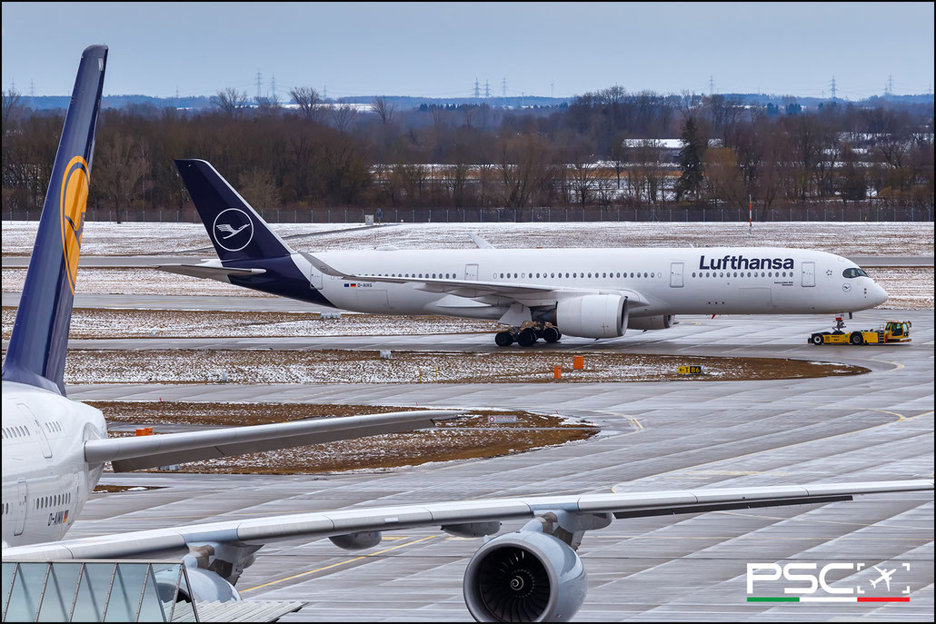 D-AIXG Airbus A350-941 174  Trent XWB84 Mannheim Lufthansa 2017  @ Munich MUC 02 2026 © Piti Spotter Club Verona