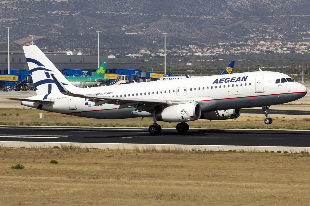 SX-DGZ Airbus A320-232 6643  V2527-A5  Aegean Airlines 2015 @ Atene 09 2018 © Piti Spotter Club Verona