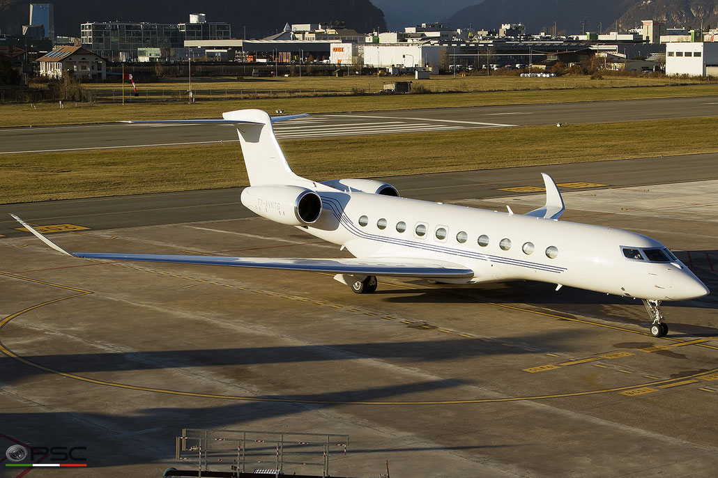 T7-AVNTG Gulfstream GVIII-G700 87011  RR Pearl 700  Elitavia San Marino 2021 @ Aeroporto di Bolzano 04 2025 © Piti Spotter Club Verona