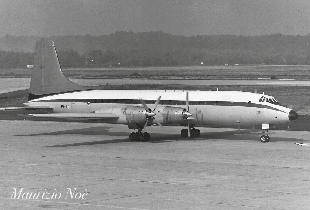 EI-BCI Bristol 175 Britannia 253 13449  Bristol Proteus  Aer Turas Teoranta 1959 © collezione Maurizio Noè p.g.c. - Piti Spotter Club Verona